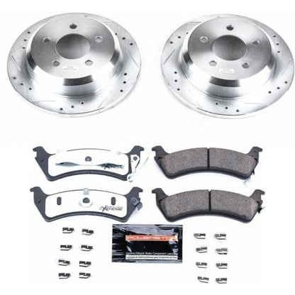 PowerStop Power Stop 93-98 Jeep Grand Cherokee Rear Z36 Truck & Tow Brake Kit