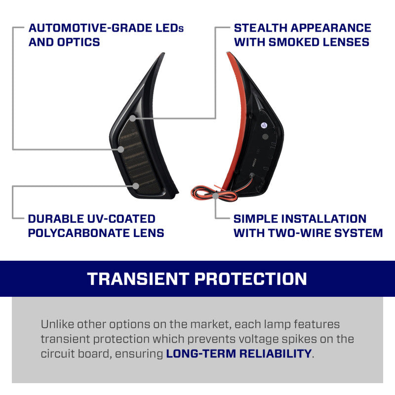 Form Lighting 2018 Wrangler JL LED Fender Lights (Pair)