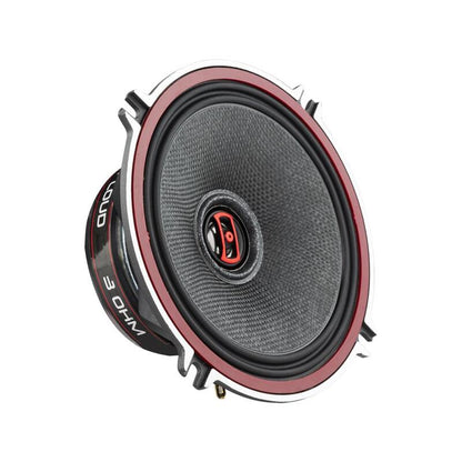 DS18 5.25in 80 Watts RMS 3 ohm 2-Way Coaxial Speakers And Component System w/ Fiberglass Cone