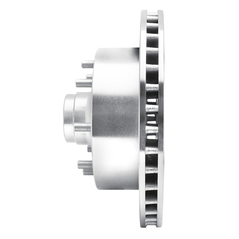 R1 Concepts R1 94-97 Dodge B200 / B200 Van / B250 Front Left Drilled & Slotted Silver Brake Rotor