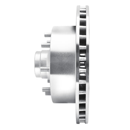R1 Concepts R1 94-97 Dodge B200 / B200 Van / B250 Front Left Drilled & Slotted Silver Brake Rotor
