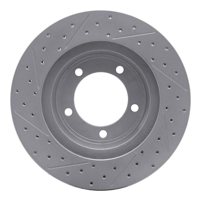R1 Concepts R1 67-70 Chevrolet Caprice Front Right Drilled & Slotted Geo-Carbon Rotor