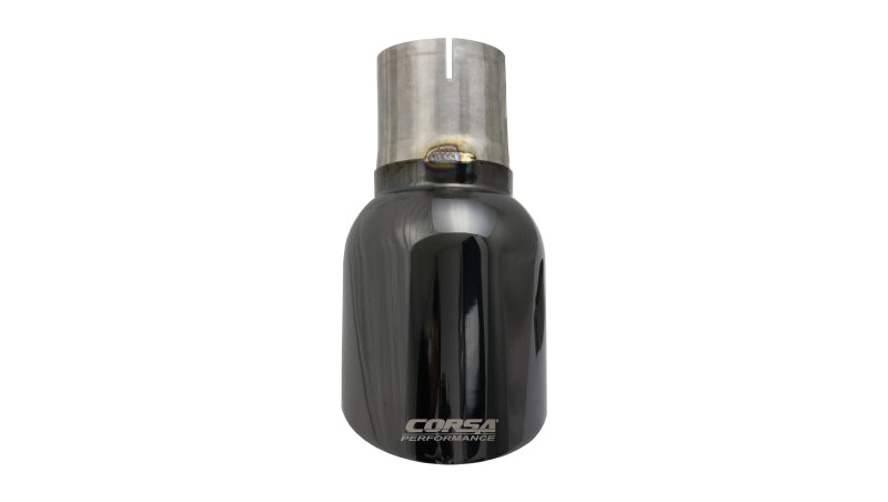 CORSA Performance Corsa Single Universal 2.75in Inlet / 4.5in Outlet Black PVD Pro-Series Tip Kit