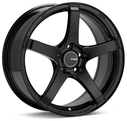 Enkei Kojin 17x8 40mm Offset 5x100 Bolt Pattern 72.6mm Bore Dia Matte Black Wheel
