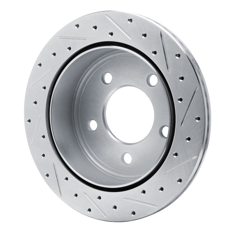 R1 Concepts R1 03-03 Dodge Ram 1500 Van Rear Left Drilled & Slotted Silver Brake Rotor