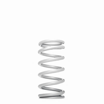 QA1 2-1/2in ID High Travel Spring - 7in Length x 850lbs/in - Silver Powder Coated