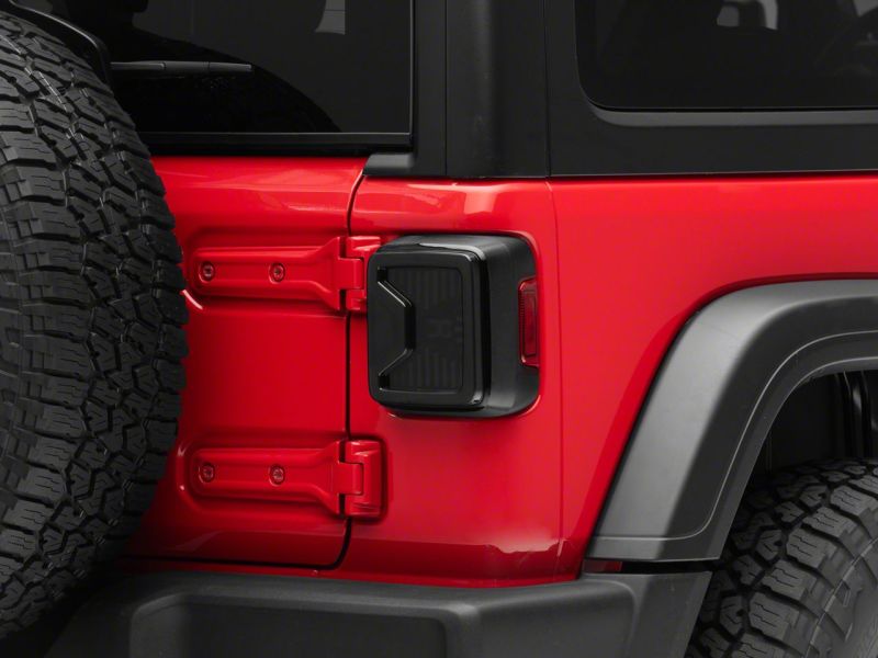 Raxiom 18-23 Jeep Wrangler JL LED Tail Lights- Black Housing (Smoked Lens)