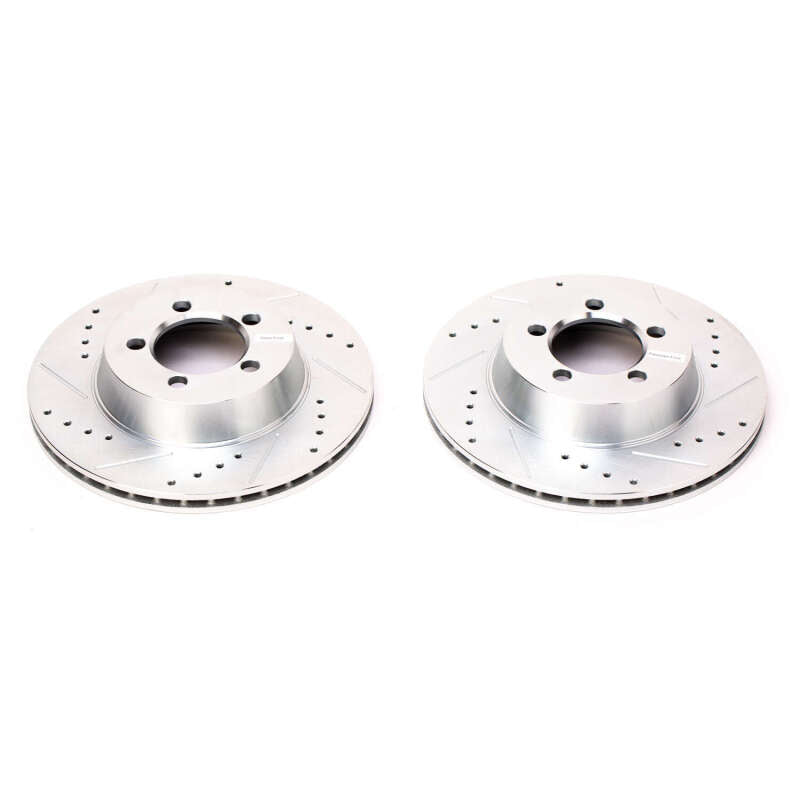 PowerStop Power Stop 67-72 Dodge Dart Front Evolution Drilled & Slotted Rotors - Pair