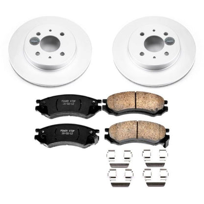 PowerStop Power Stop 91-92 Saturn SC Front Z17 Evolution Geomet Coated Brake Kit