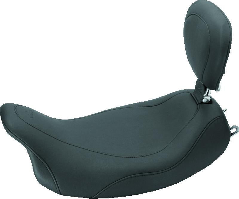 Mustang Motorcycle Mustang 08-21 Harley Electra Glide Std, Rd Glide, Rd King, Str Glide Touring Solo Seat -Black