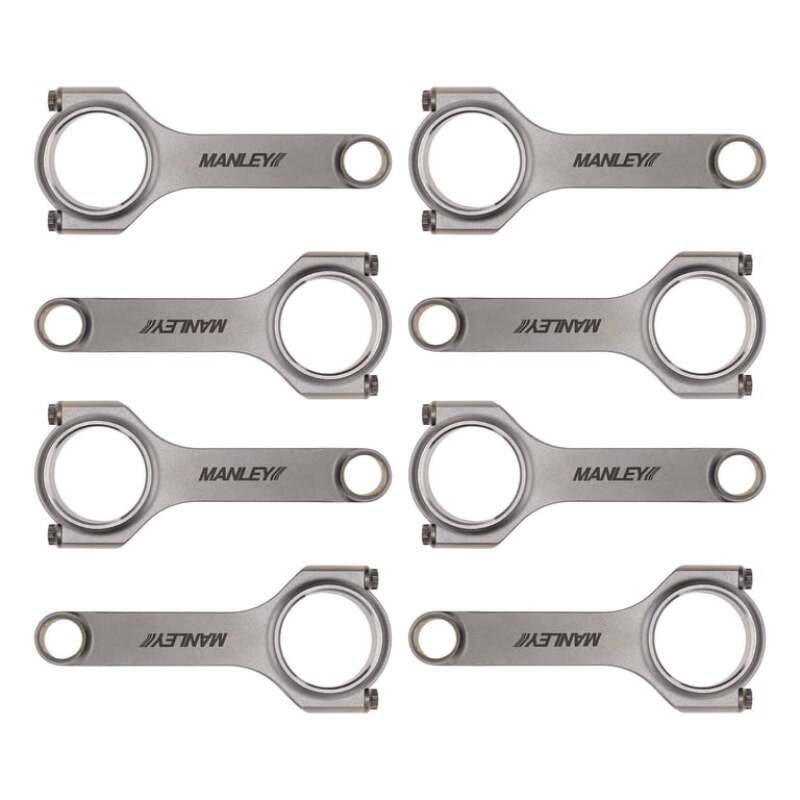 Manley Performance Manley Chevy Small Block 6.125in H Beam w/ ARP 2000 Connecting Rods - Set of 8