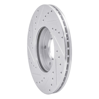 R1 Concepts R1 10-13 Ford Transit CONNECT Front Right Drilled & Slotted Silver Brake Rotor