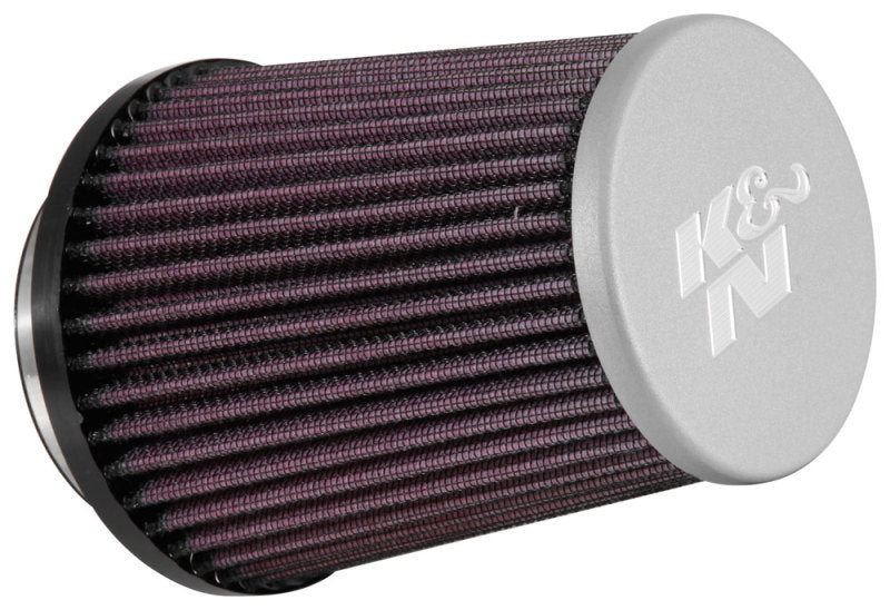 K&N Engineering K&N Universal Rubber Filter 3in Flg 4-1/2inch OD B / 2-1/4inch H - Silver Top