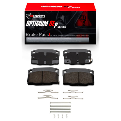 R1 Concepts R1 88-93 Pontiac LeMans Front Optimum OE Pads & Hardware Kit