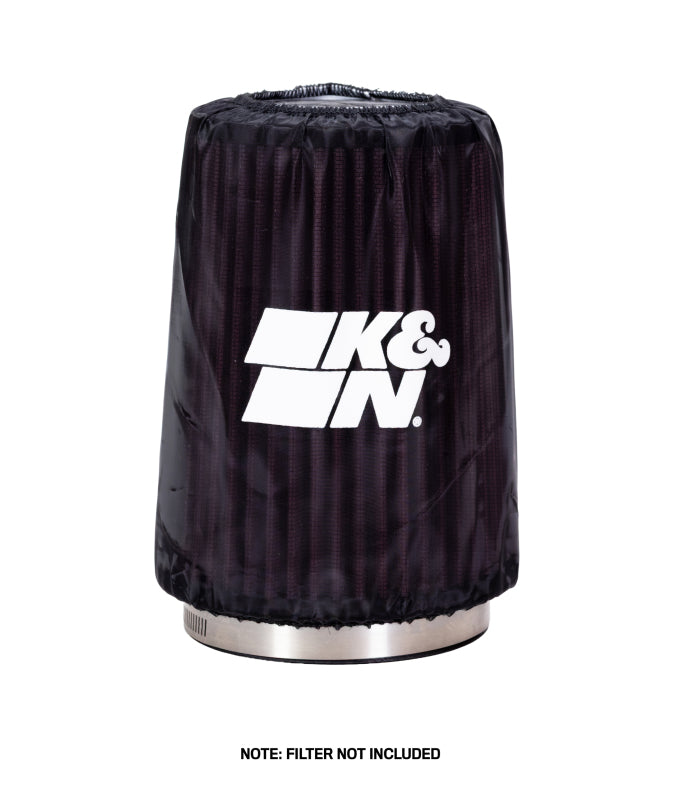 K&N Engineering K&N Drycharger Air Filter Wrap Round Tapered Black 5.375in Base ID x 4.375in Top ID x 7 H