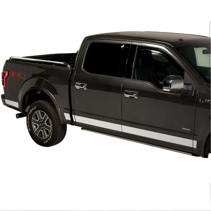 Putco 09-14 Ford F-150 Super Crew Cab 5.5 Box - 7in Wide - 12pcs Pro Stainless Steel Rocker Panels