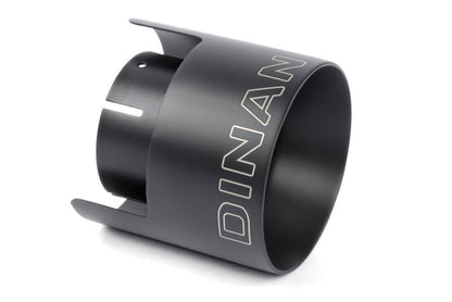 Dinan Double-Walled 4.5in Clamp-On Exhaust Tip - Black - 4.5in Outlet / 3in Inlet