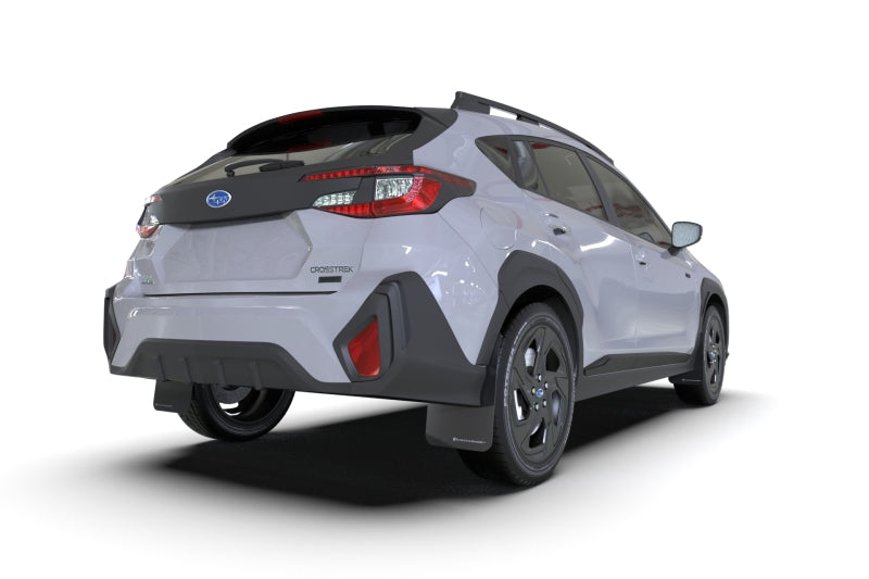 Rally Armor 24-26 Subaru Crosstrek Black UR Mud Flap Grey Logo