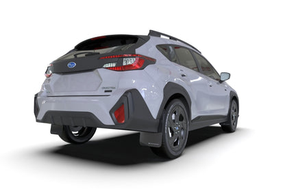 Rally Armor 24-26 Subaru Crosstrek Black UR Mud Flap Grey Logo