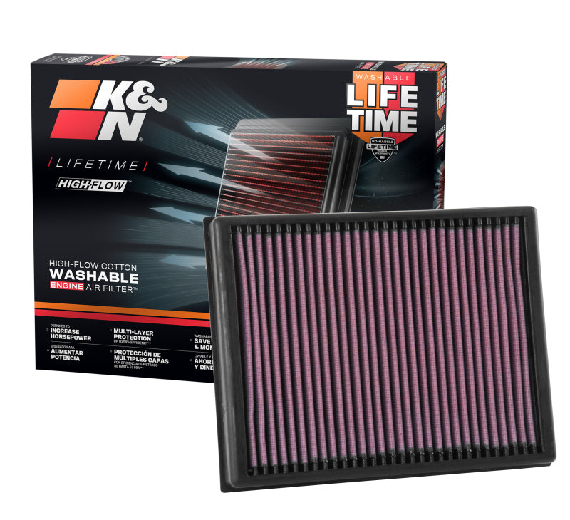 K&N Engineering K&N 16-17 Ford Ranger 2.2L/3.2L DSL Drop In Air Filter