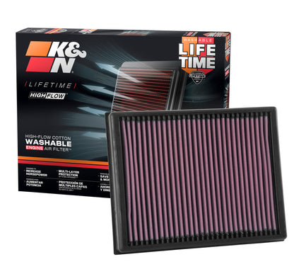 K&N Engineering K&N 16-17 Ford Ranger 2.2L/3.2L DSL Drop In Air Filter