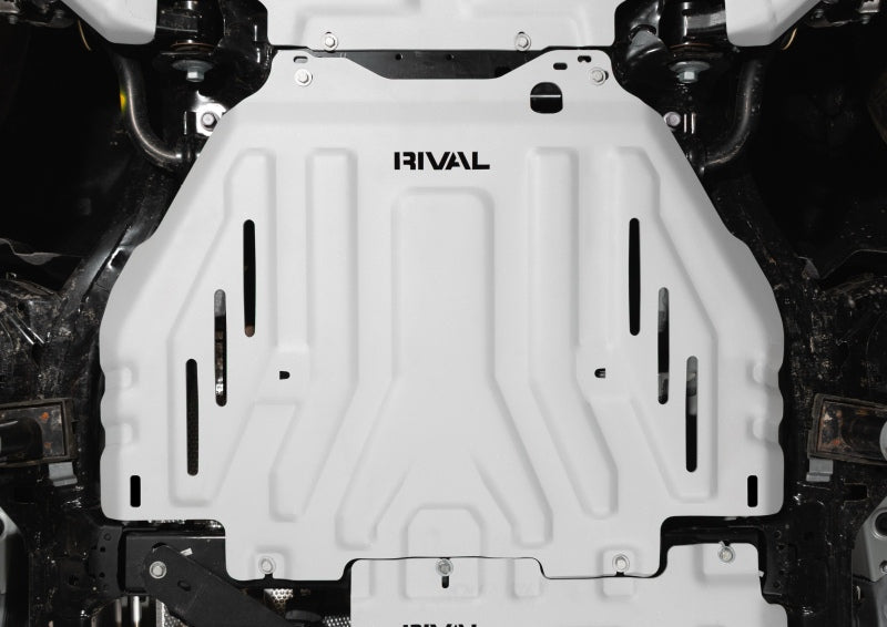Rival 4x4 Rival 24-26 Tacoma 4Runner GX550 Tundra (all i-Force) Aluminum Transmission Cat Converter Skid Plate