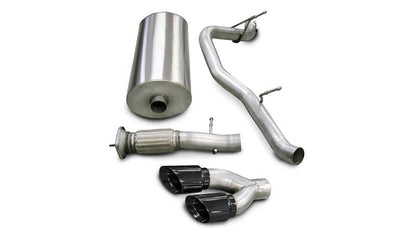 CORSA Performance Corsa 2007-2010 Cadillac Escalade 6.2L V8 Black Sport Cat-Back Exhaust