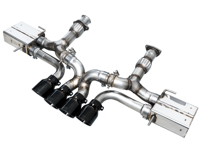 AWE Tuning 2023 C8 Corvette Z06 SwitchPath Cat-Back Exhaust - Diamond Black Tips