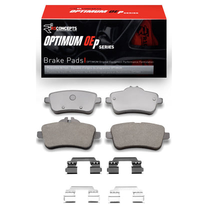 R1 Concepts R1 12-19 Mercedes-Benz GLE550E Rear Optimum OE Pads & Hardware Kit