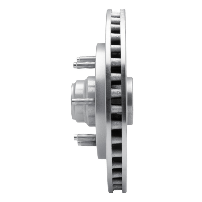 R1 Concepts R1 97-02 Ford F-150 RWD Front Left Drilled & Slotted Silver Brake Rotor