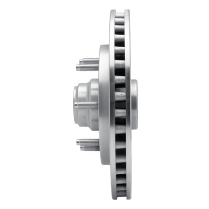 R1 Concepts R1 97-02 Ford F-150 RWD Front Left Drilled & Slotted Silver Brake Rotor