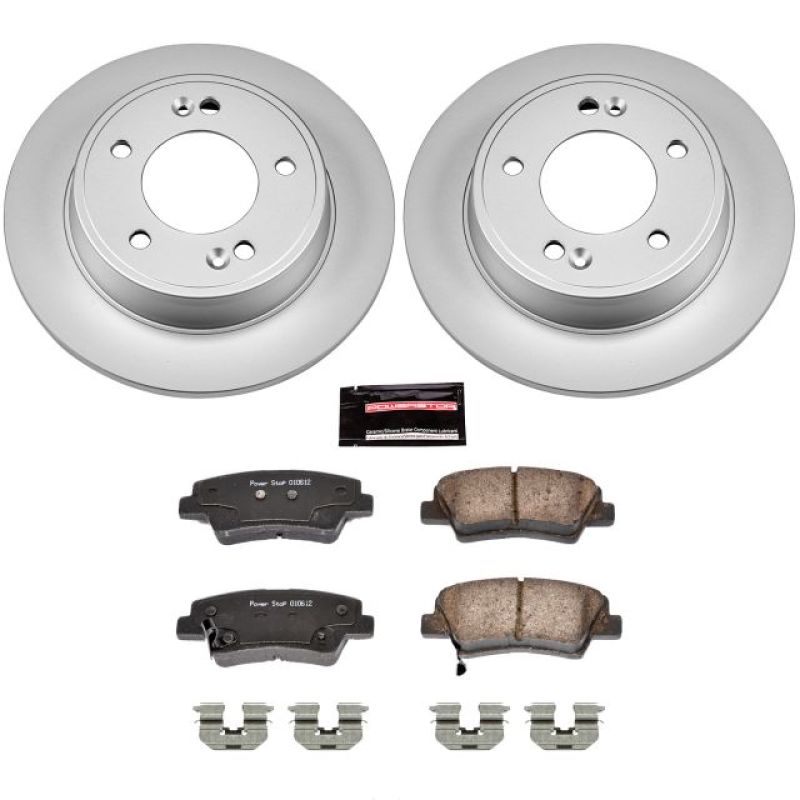 PowerStop Power Stop 11-19 Hyundai Elantra Rear Z17 Evolution Geomet Coated Brake Kit
