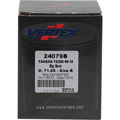 Vertex Pistons Vertex Piston 22-23 Fantic Motor XX 250 250cc +5.6mm Cast Big Bore Piston Kit 72mm. 295cc.