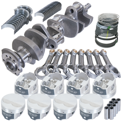 Eagle Chevy 350 IMCA 3.480in Crank 5.700in I-Beam Rods -3.7cc 4.060in Pistons Rotating Assembly