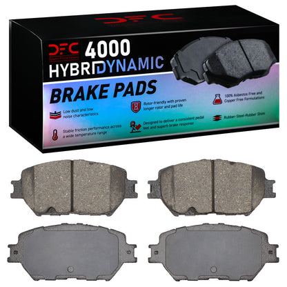 DFC 02-15 Toyota Camry Hybrid Front 4000 Hybridynamic Brake Pads