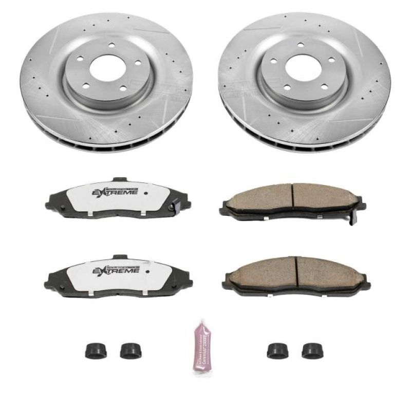 PowerStop Power Stop 06-09 Cadillac XLR Front Z26 Street Warrior Brake Kit