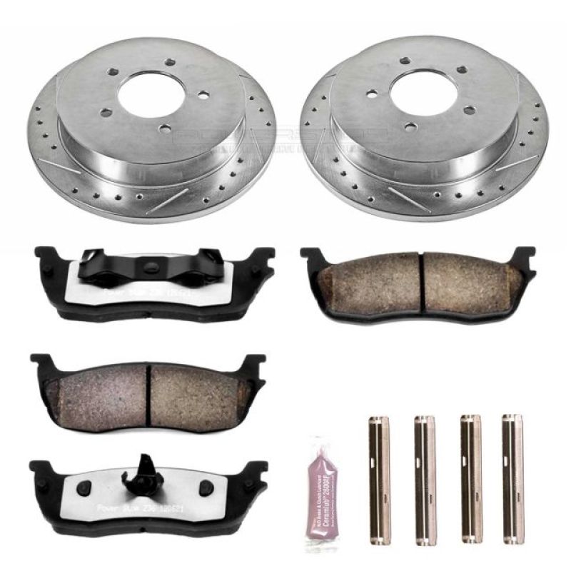 PowerStop Power Stop 97-00 Ford Expedition Rear Z36 Truck & Tow Brake Kit