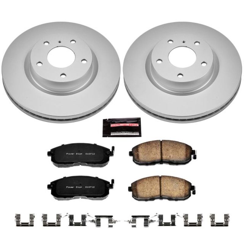 PowerStop Power Stop 03-05 Infiniti G35 Front Z17 Evolution Geomet Coated Brake Kit