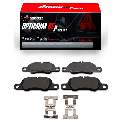 R1 Concepts R1 13-23 Porsche 718 Cayman Front Optimum OE Pads & Hardware Kit