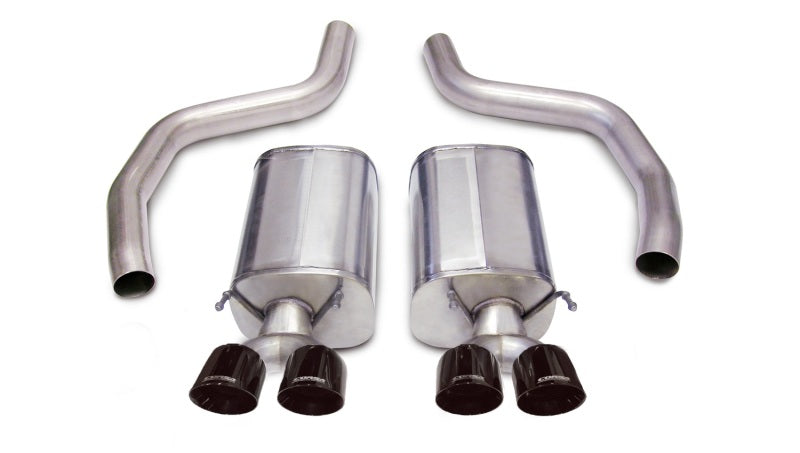 CORSA Performance Corsa 2006-2013 Chevrolet Corvette C6 Z06 7.0L V8 Black Sport Axle-Back Exhaust