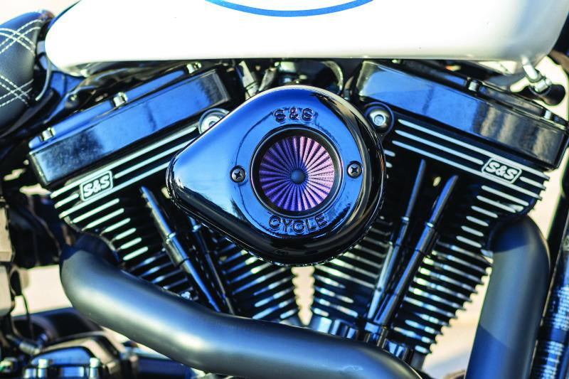S&S Cycle 01-17 BT Stealth Air Stinger Kit w/ Gloss Black Teardrop
