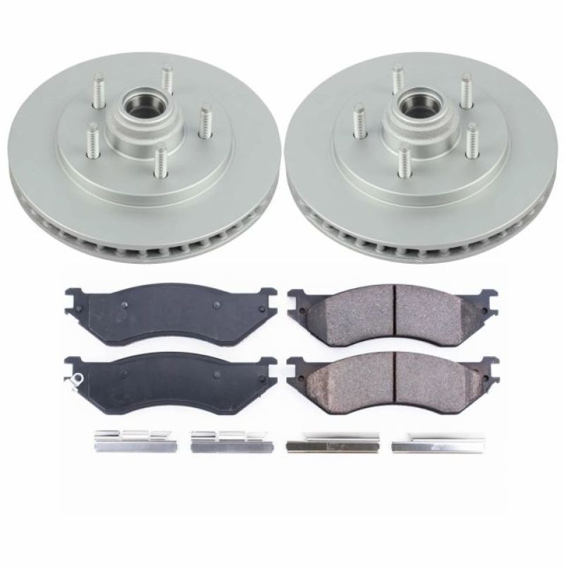 PowerStop Power Stop 00-02 Ford Expedition Front Z17 Evolution Geomet Coated Brake Kit
