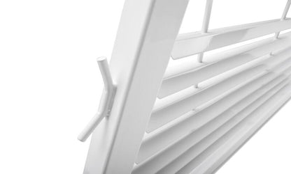 BackRack 17-20 Ford F-250/350/450 SD Louvered Rack Frame ONLY (Req. HW) - White
