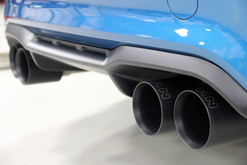 Dinan 19-21 BMW M2 Competition (F87) Free Flow Axleback Exhaust System w/X-Pipe - Black Tips