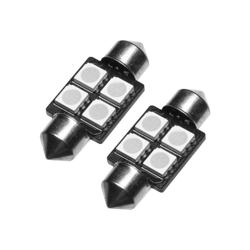 ORACLE Lighting Oracle 33MM 4 LED 3-Chip Festoon Bulbs (Pair) - Blue