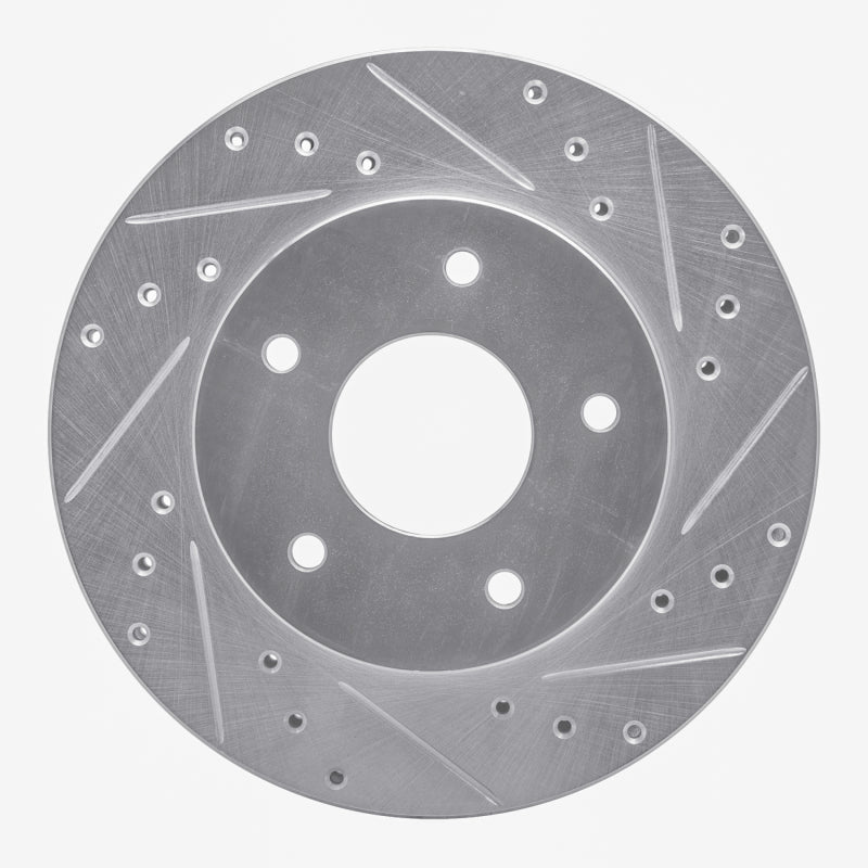 R1 Concepts R1 78-81 Pontiac Firebird Rear Right Drilled & Slotted Silver Brake Rotor