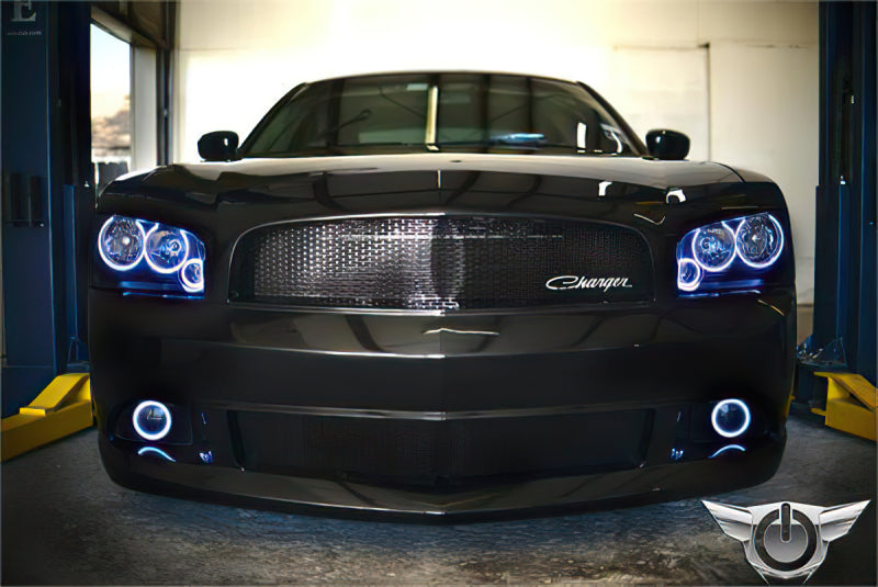 ORACLE Lighting Oracle Dodge Charger 05-10 LED Fog Halo Kit - ColorSHIFT