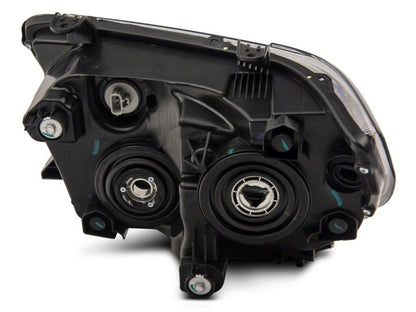 Raxiom 07-13 Toyota Tundra Axial Projector Headlights w/ SEQL LED Bar- Black Housing (Clear Lens)