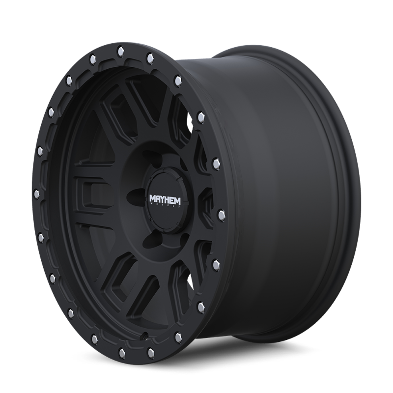 Mayhem 8304 Delta 17x9 / 6x139.7 BP / -12mm Offset / 106mm Hub Matte Black Wheel