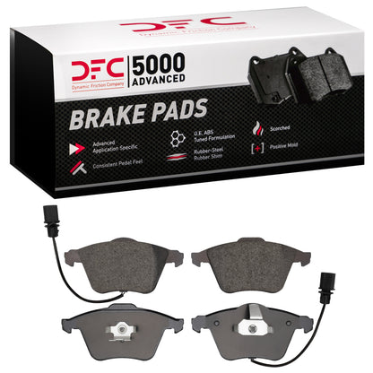 DFC 00-09 Audi A4 (Mexico) Front 5000 Advanced Low Metallic Brake Pads